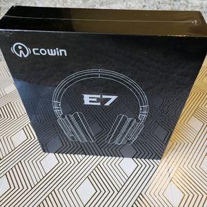 Cowin - E7 - Noise Canceling - Wireless Headphones - New & Sealed in Box - Black